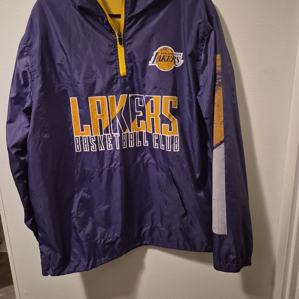 Lakers Purple Windbreaker Jacket
